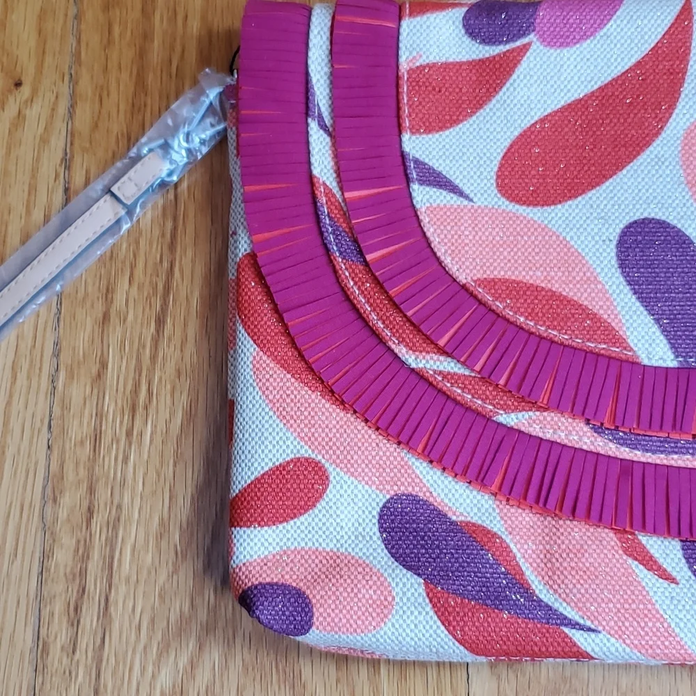 Vera Bradley Fringed Wristlet NWT